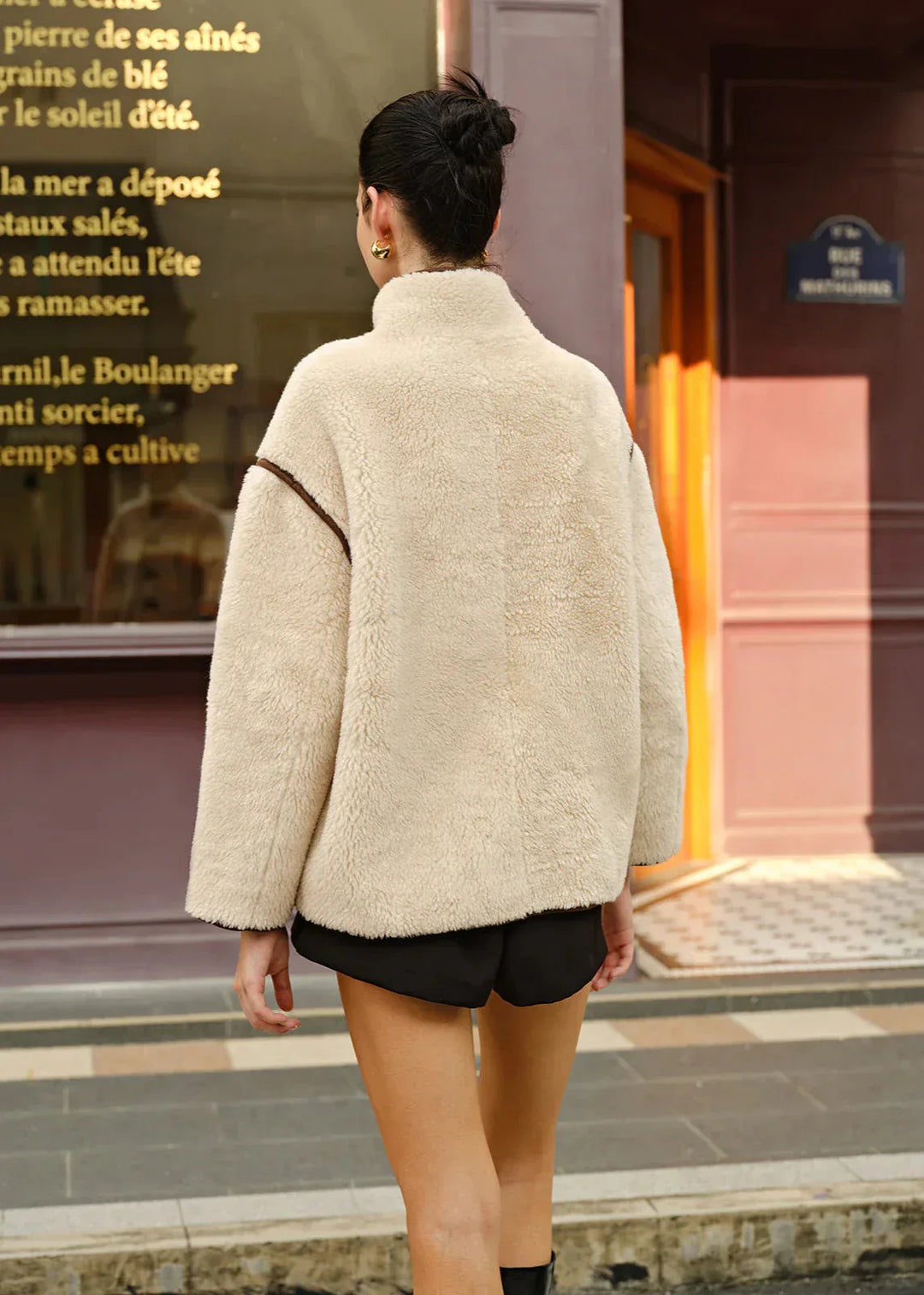 EB | Luxus Fleece-besetzte Jacke