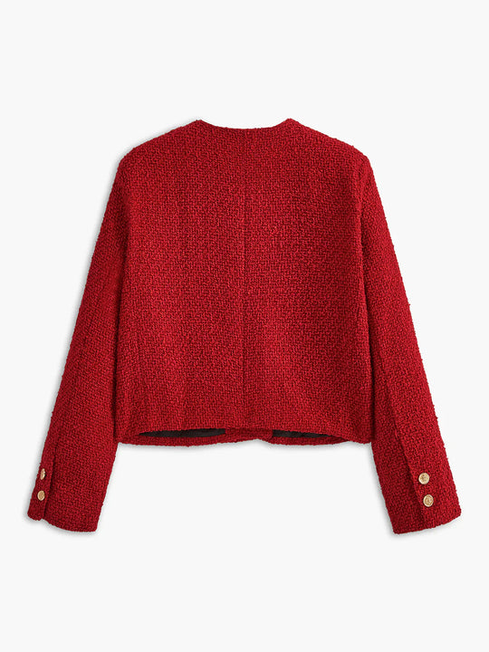 EB | Button Tweed Jacke