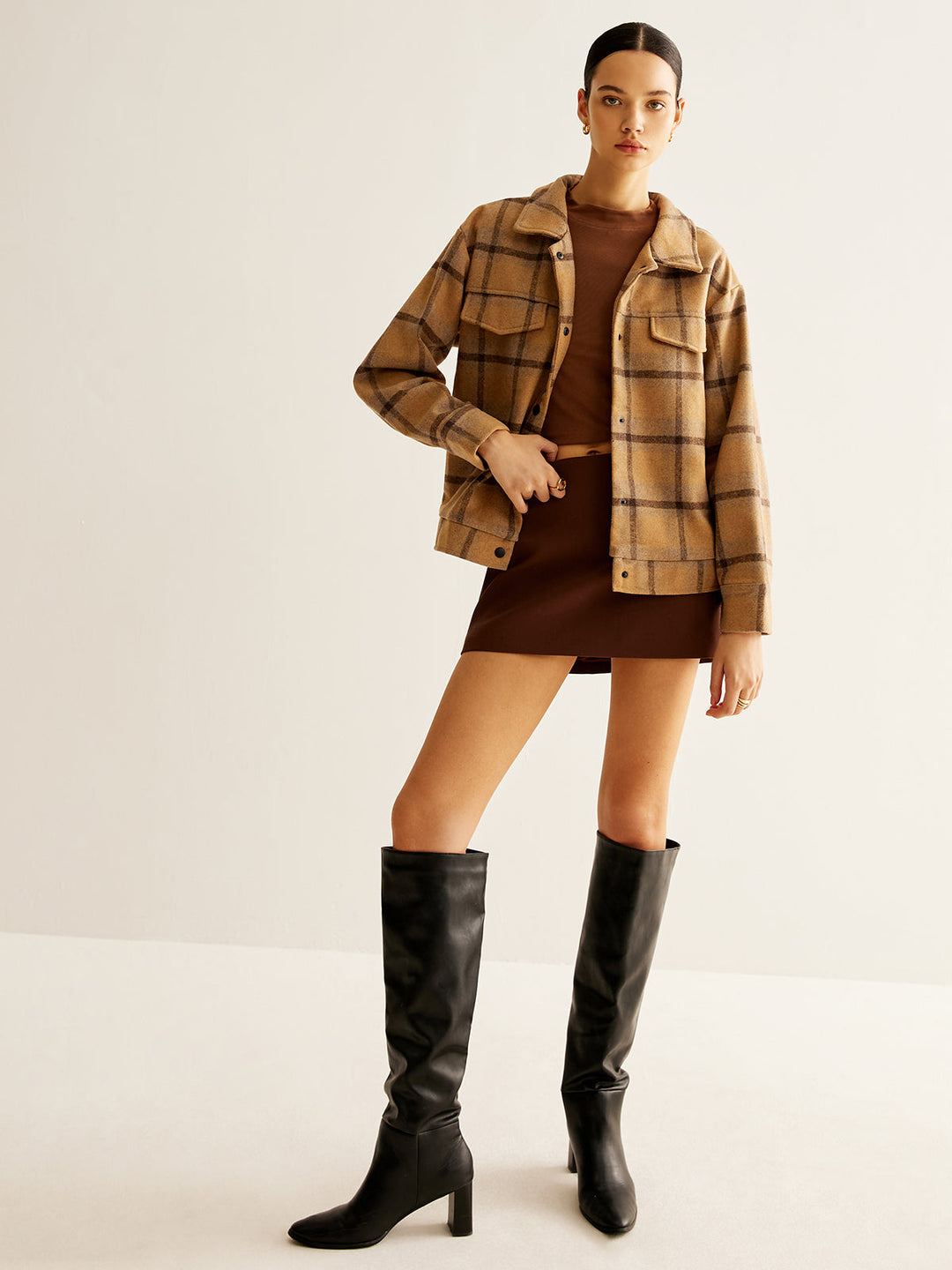EB | Gemusterte Jacke