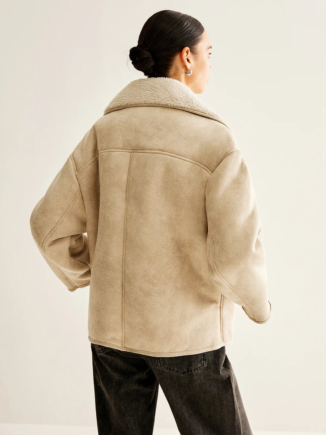 EB | Blend Button Fleecejacke