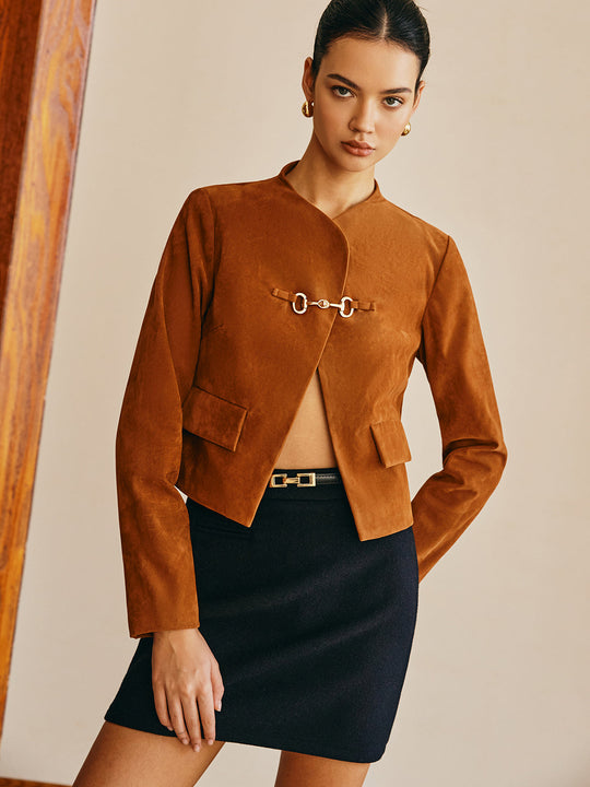 EB | Detail Suede Jacke