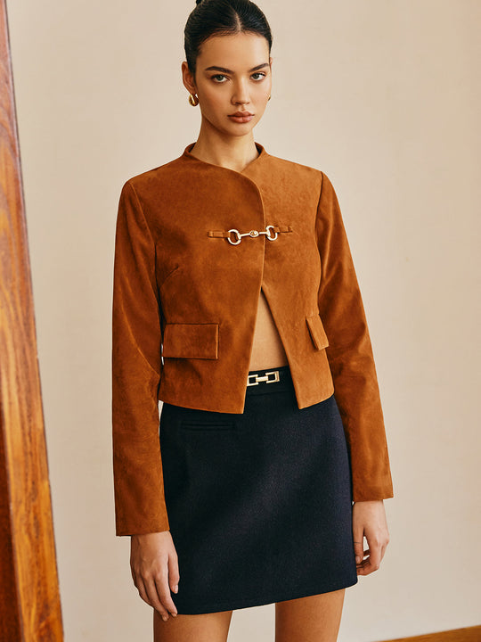 EB | Detail Suede Jacke