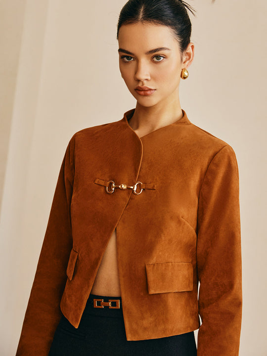 EB | Detail Suede Jacke