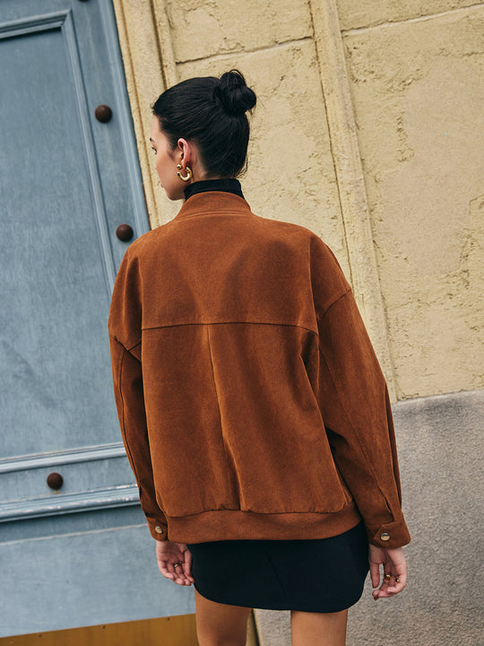 EB | Taschen Reißverschluss Wildlederjacke