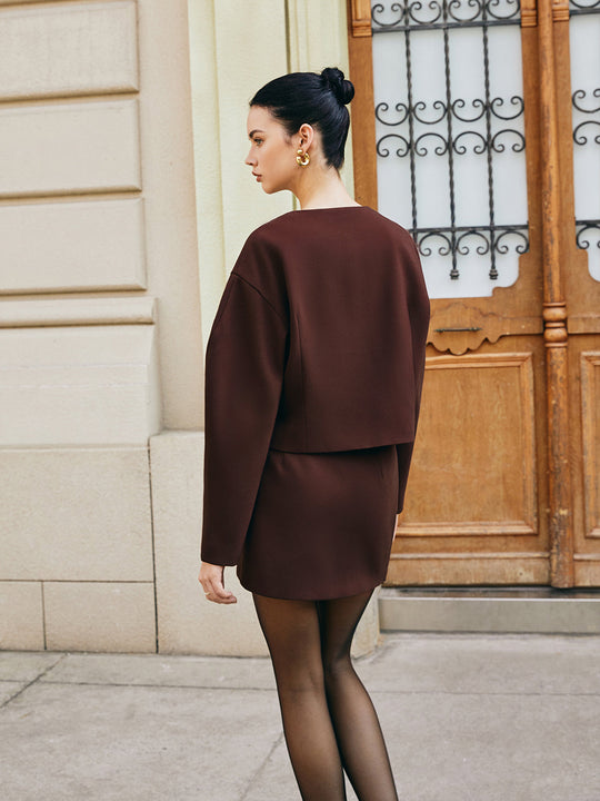 EB | Puffärmel kurze Jacke