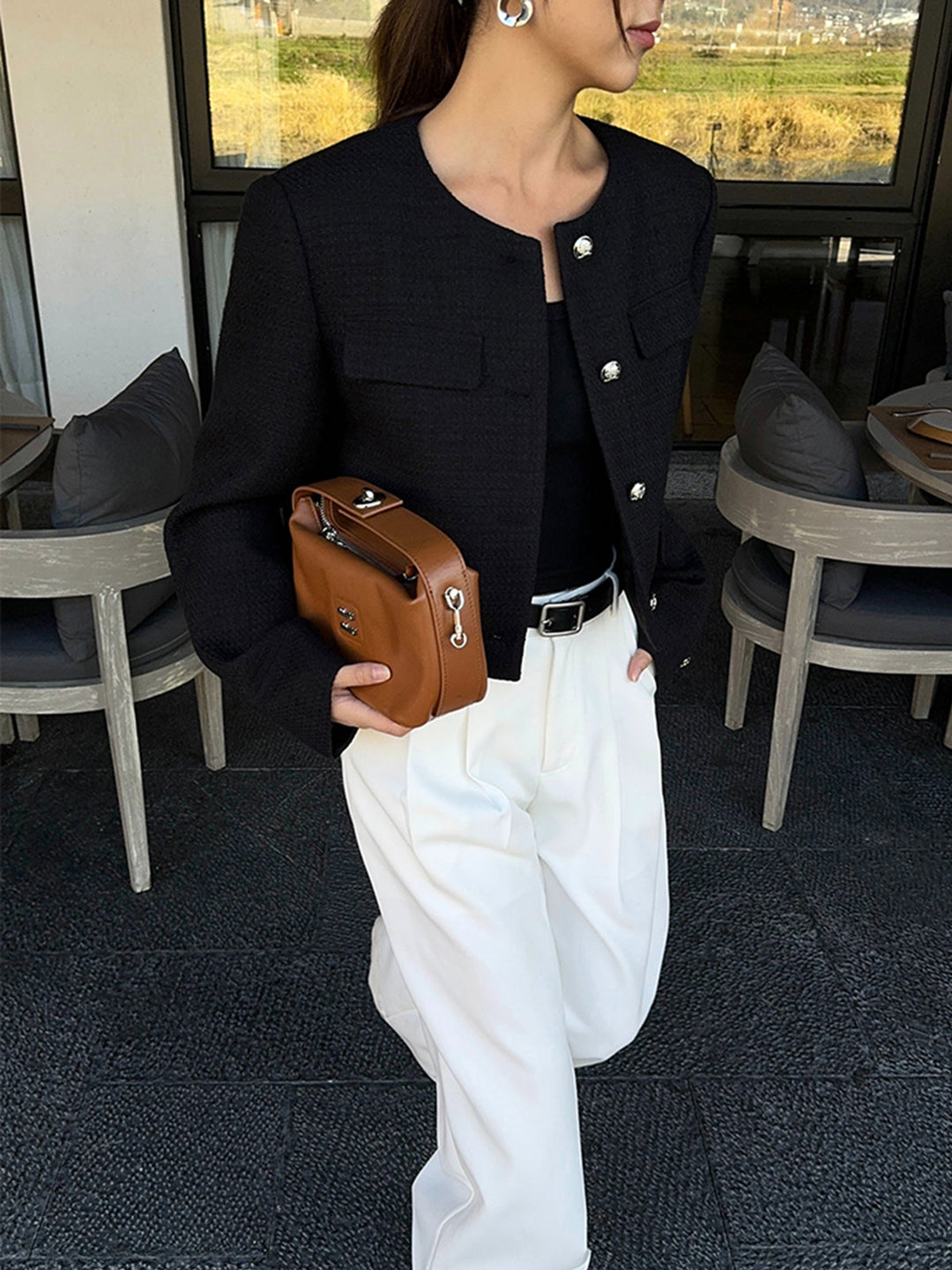 EB | Daunen-Tweed-Jacke