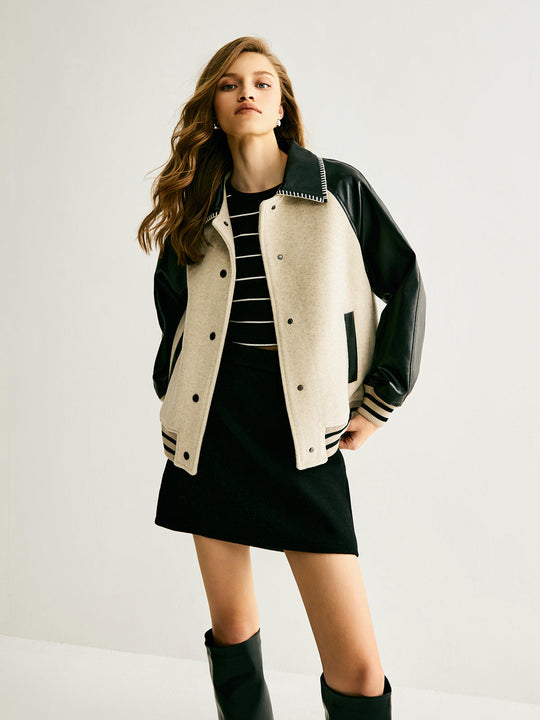 EB | Wollmischung Paneeljacke