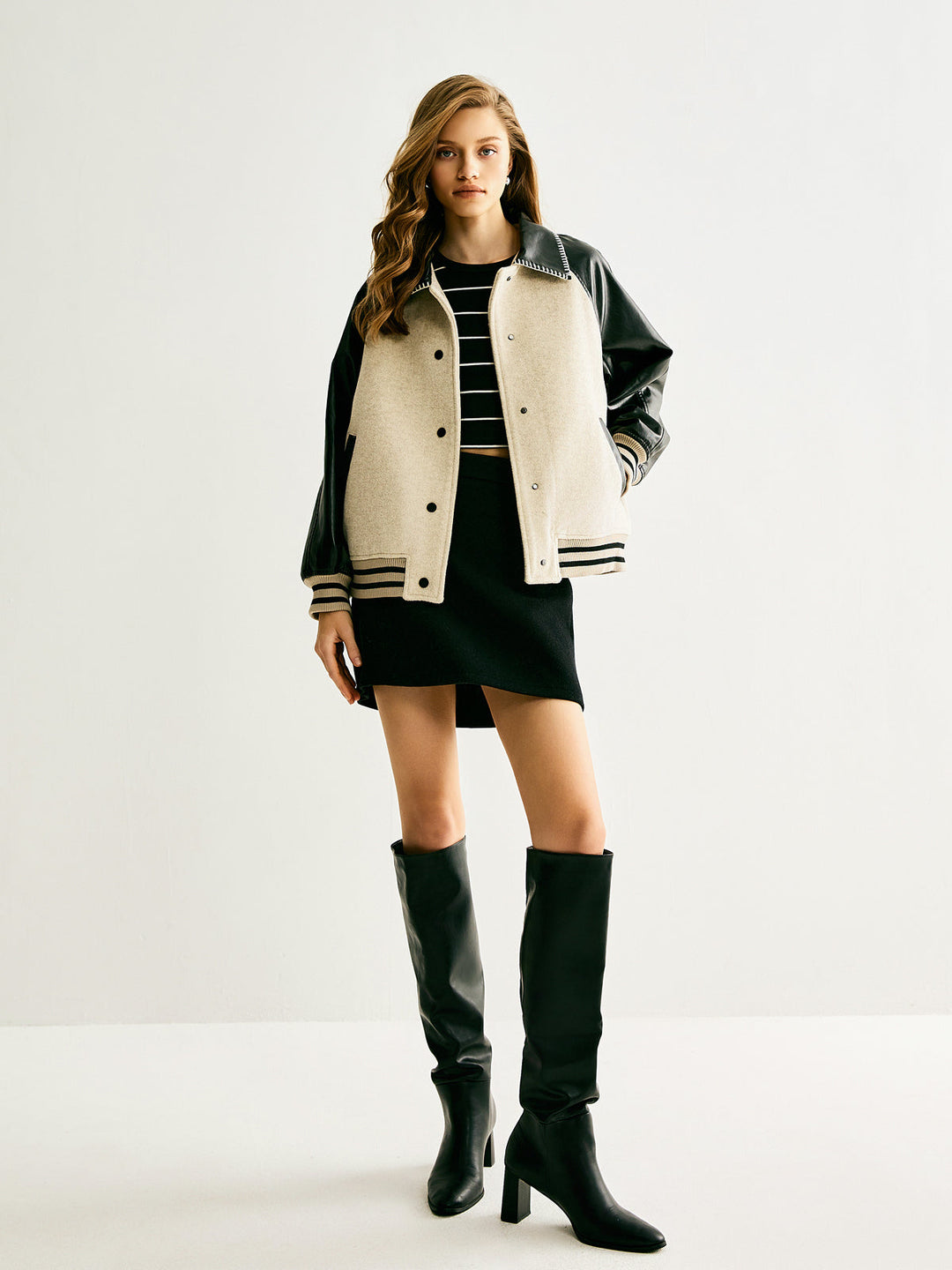 EB | Wollmischung Paneeljacke