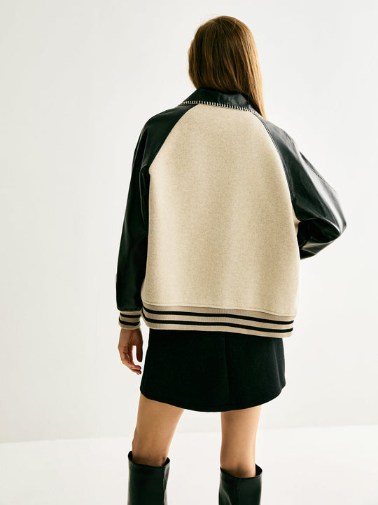 EB | Wollmischung Paneeljacke
