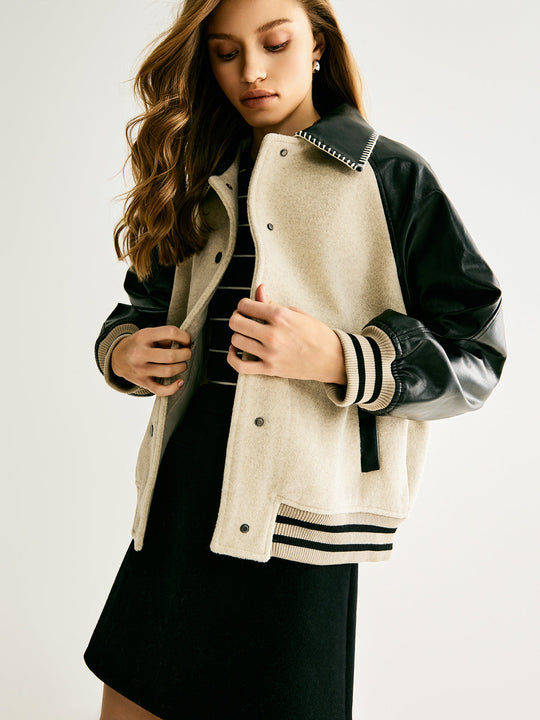 EB | Wollmischung Paneeljacke