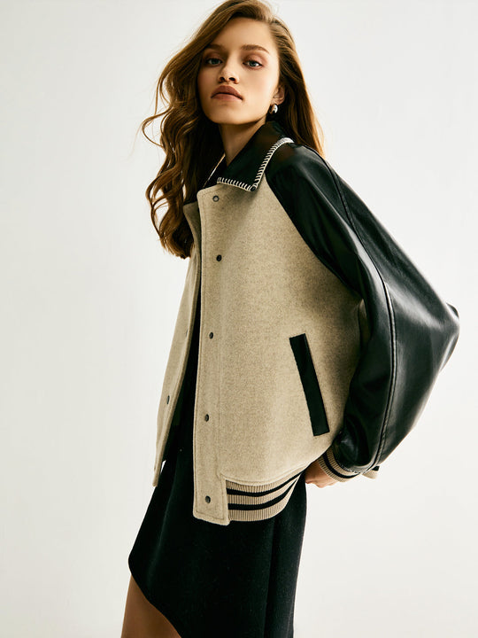 EB | Wollmischung Paneeljacke