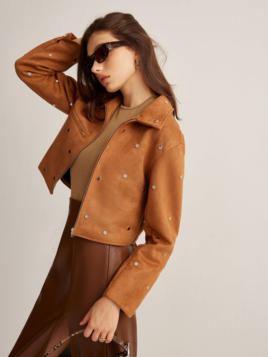 EB | Reißverschluss Crop-Jacke