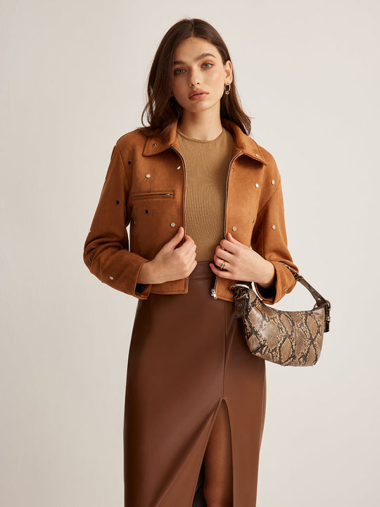 EB | Reißverschluss Crop-Jacke