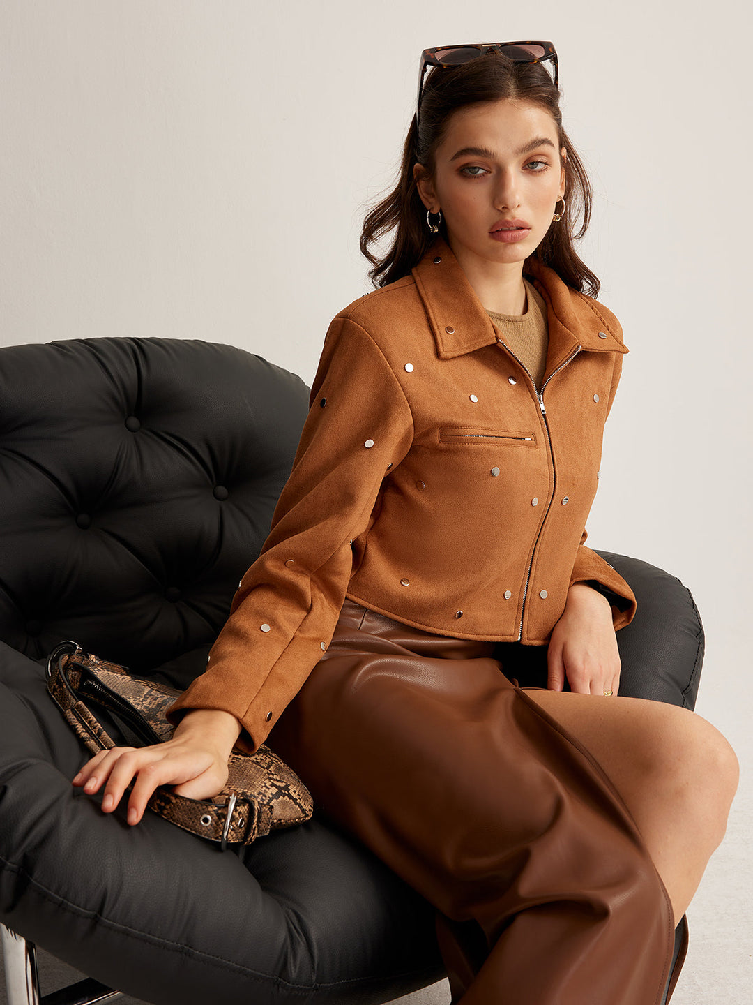 EB | Reißverschluss Crop-Jacke