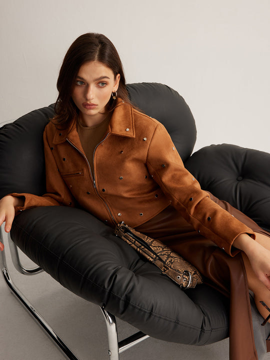 EB | Reißverschluss Crop-Jacke