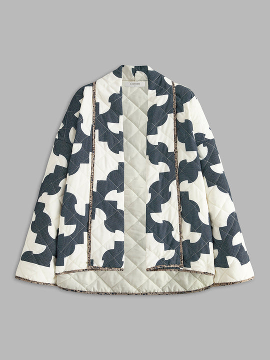 EB | Blockbedruckte Warme Jacke