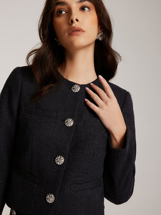 EB | Daunen Tweed Kurzjacke