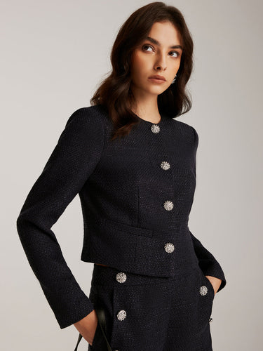 EB | Daunen Tweed Kurzjacke