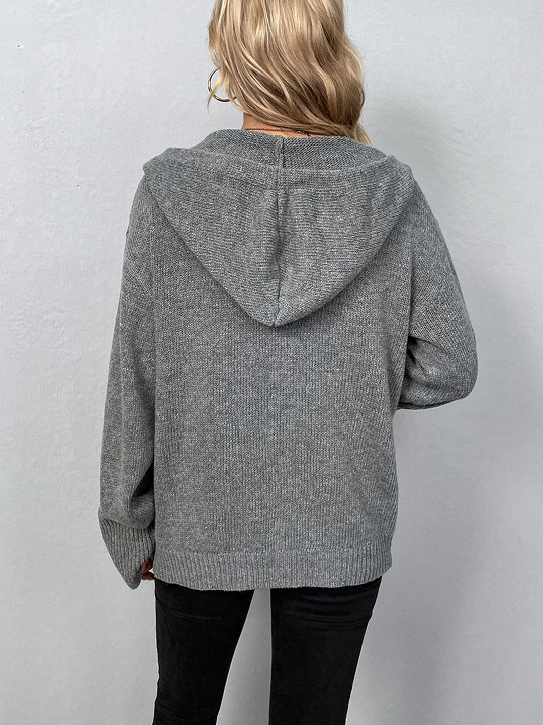 EB | Lässige Strickjacke mit Knopfverschluss Weich und Warm Perfekt Zum Layering