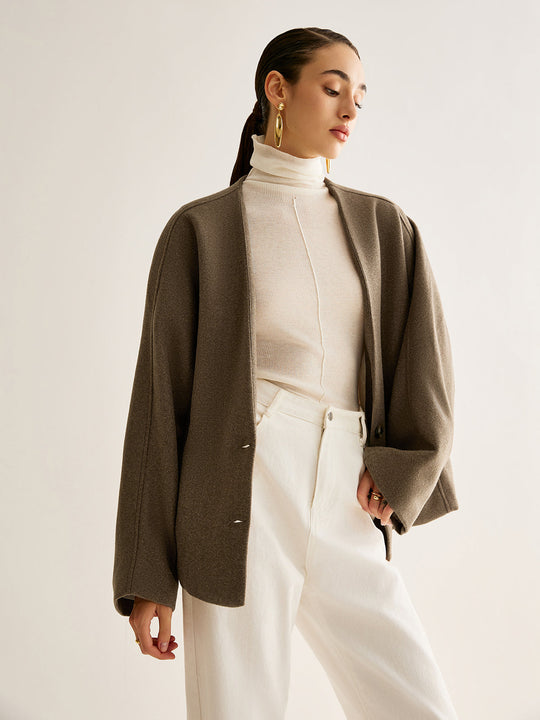 EB | Hals Lose Warme Jacke