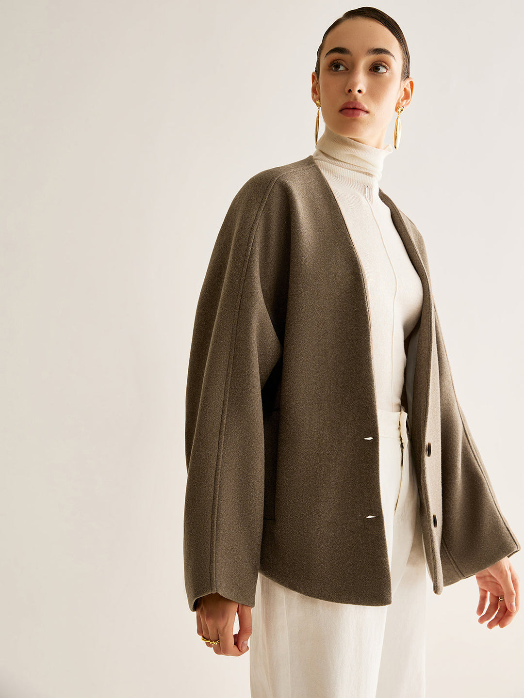 EB | Hals Lose Warme Jacke