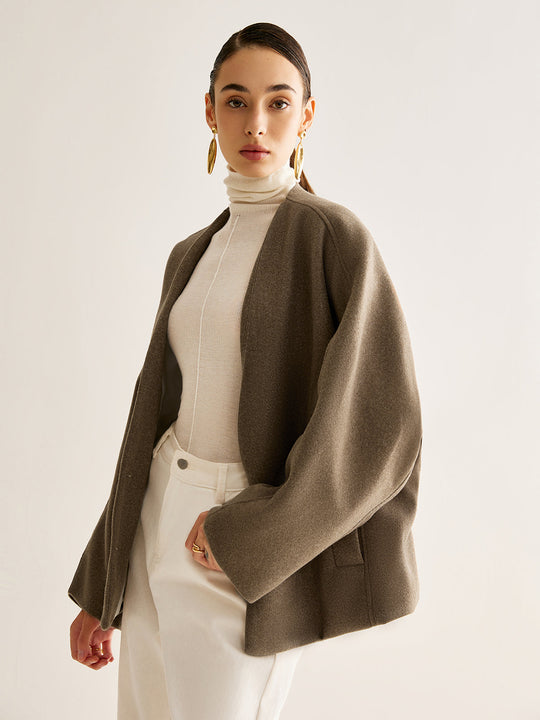 EB | Hals Lose Warme Jacke
