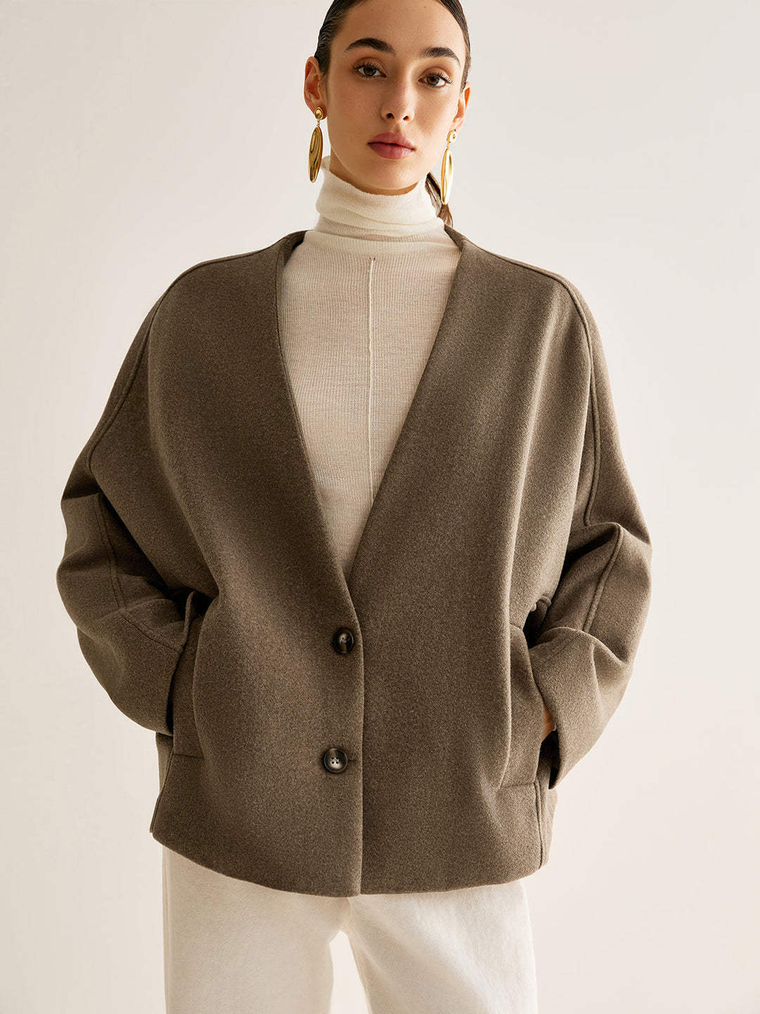 EB | Hals Lose Warme Jacke
