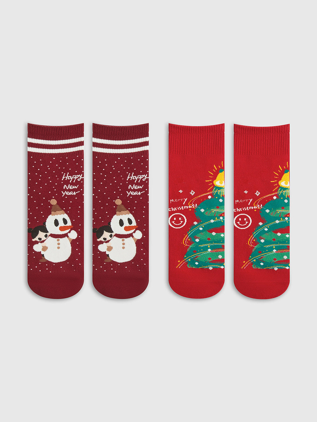 EB | Cartoon Weihnachtsgeschenkbox mit Socken