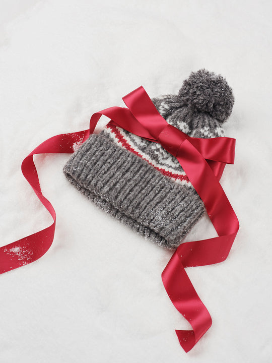EB | Weihnachtsstrickwarme Mütze
