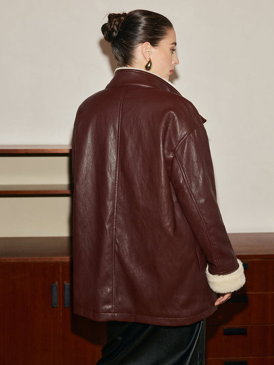 EB | PU-Leder Gurtjacke