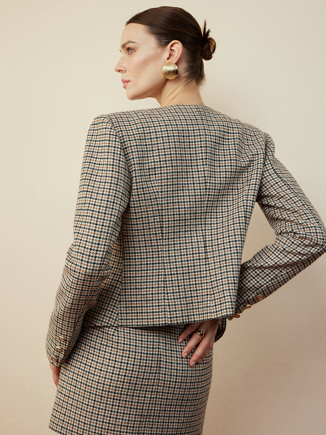 EB | Knopf Kurze Jacke