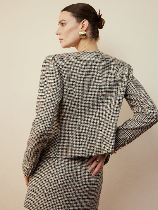 EB | Knopf Kurze Jacke