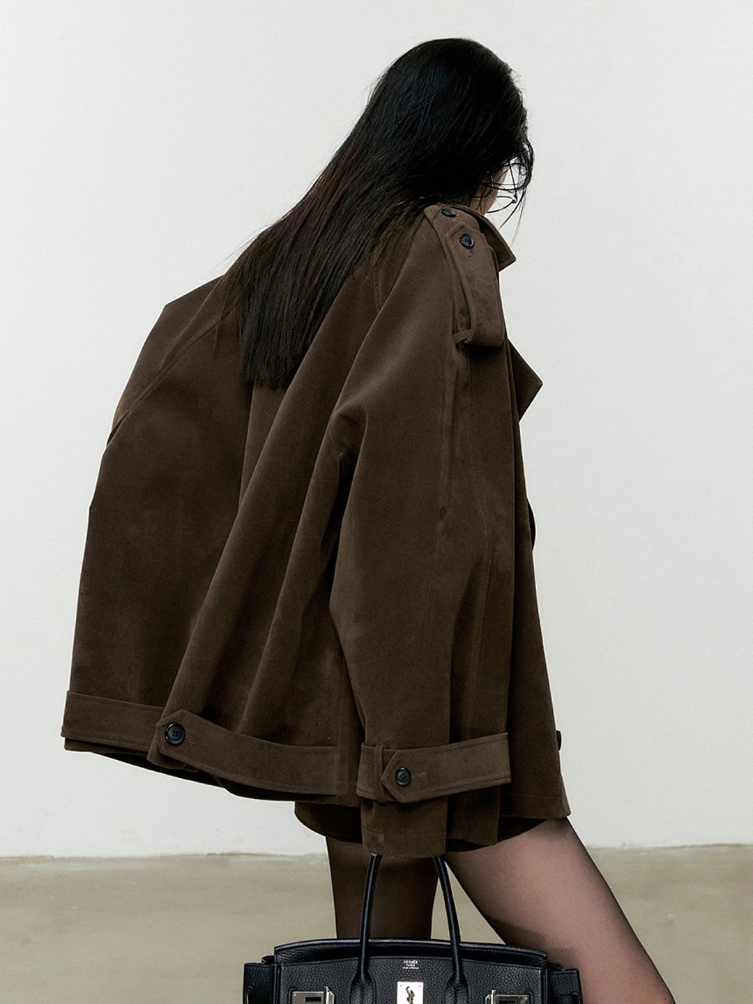 EB | Lockere Wildlederjacke
