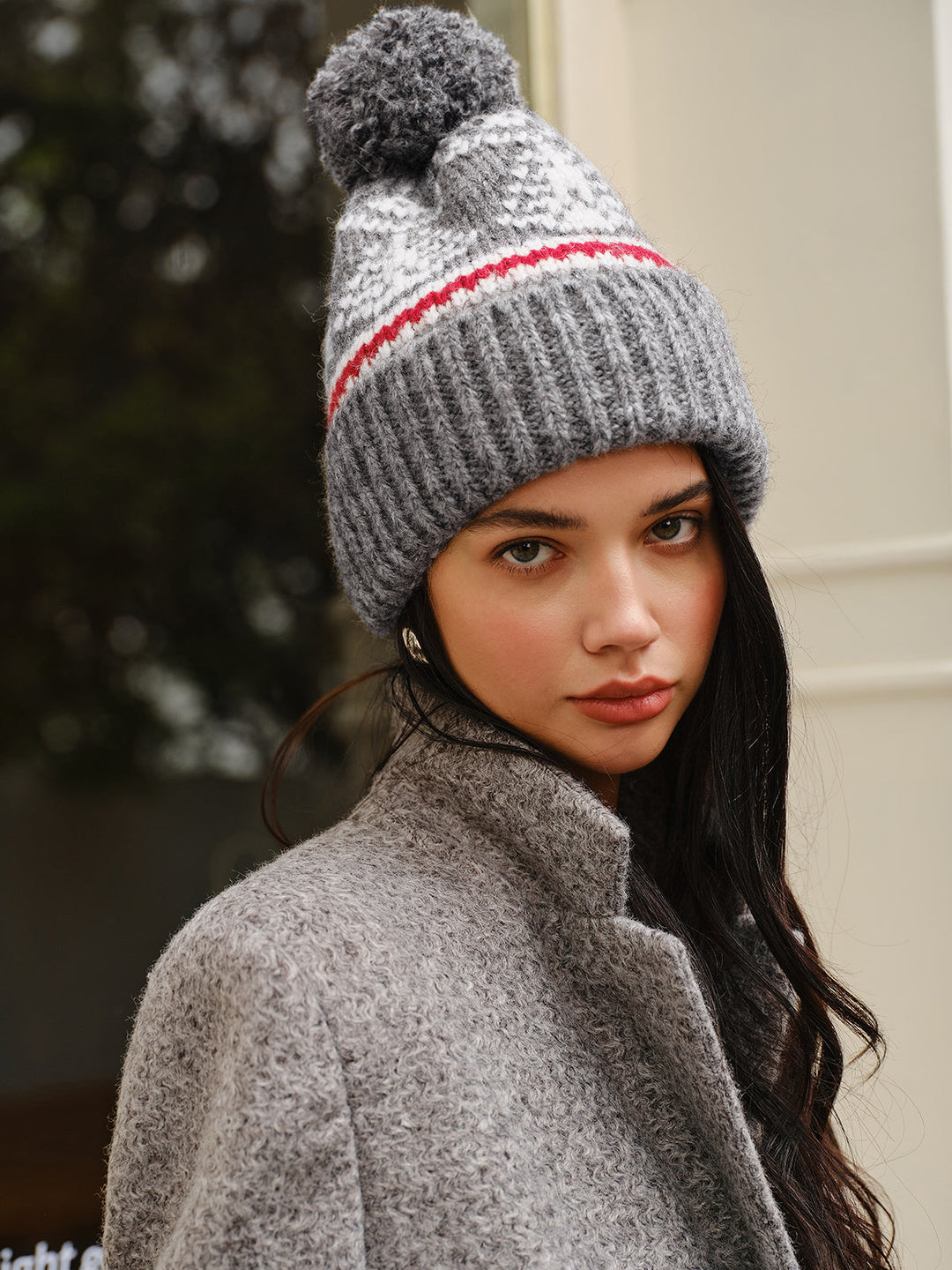 EB | Weihnachtsstrickwarme Mütze