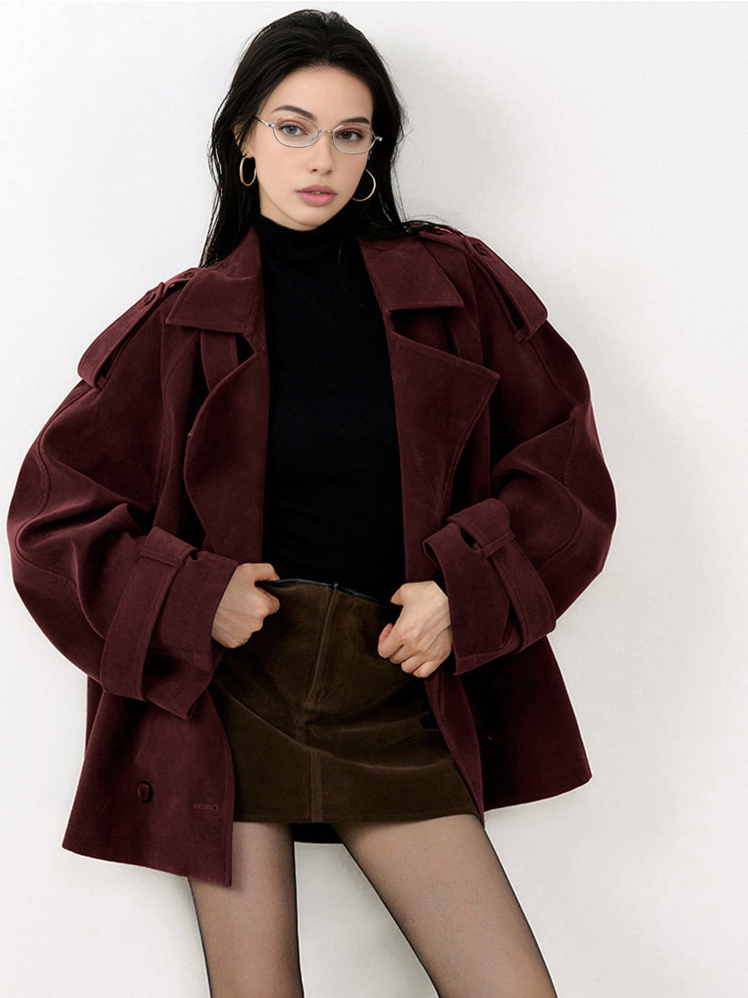 EB | Lockere Wildlederjacke