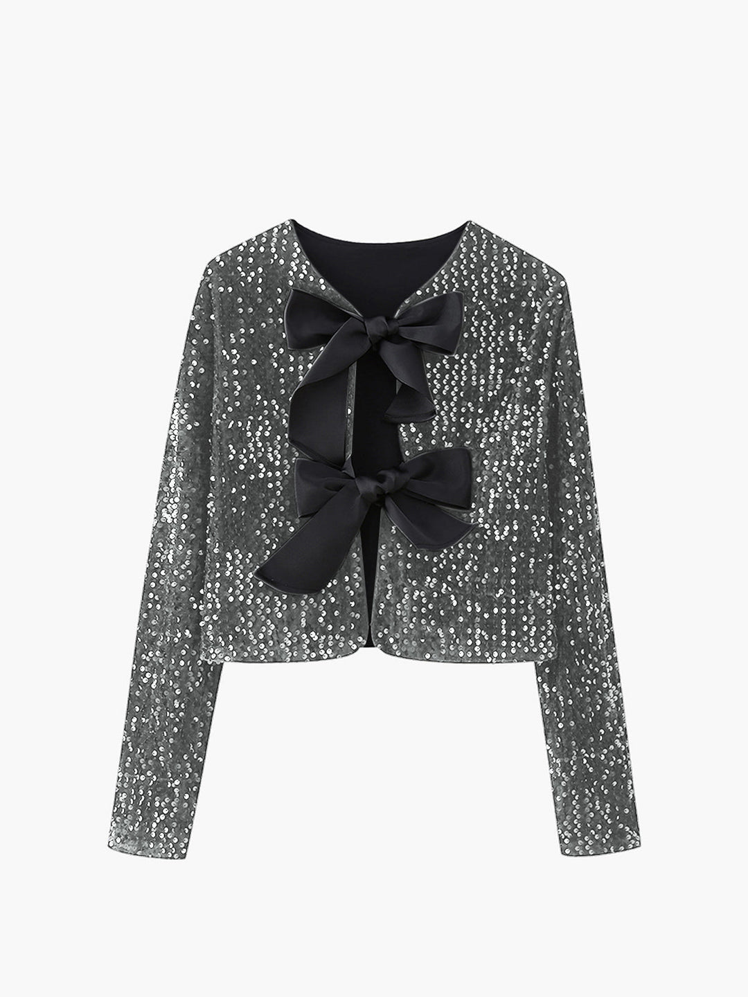 EB | Samt Schleifen Dekor Jacke