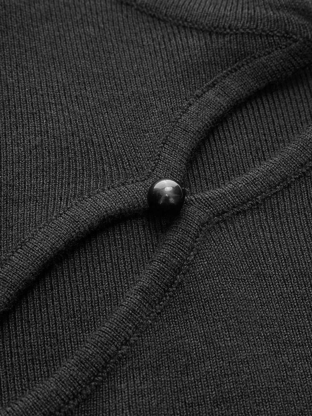 EB | Langarmige Bluse mit Einzigartigem Ausschnitt Baumwollmischung Modern und Elegant