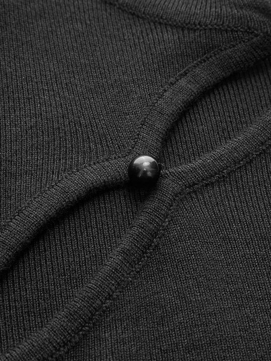 EB | Langarmige Bluse mit Einzigartigem Ausschnitt Baumwollmischung Modern und Elegant