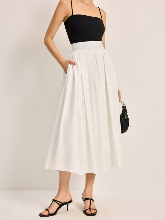 EB | Eleganter A-Linien Plissee Rock