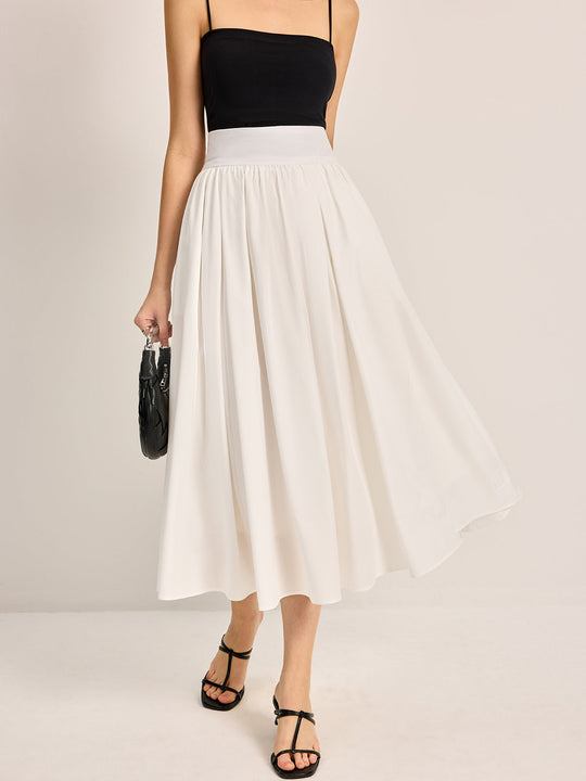 EB | Eleganter A-Linien Plissee Rock