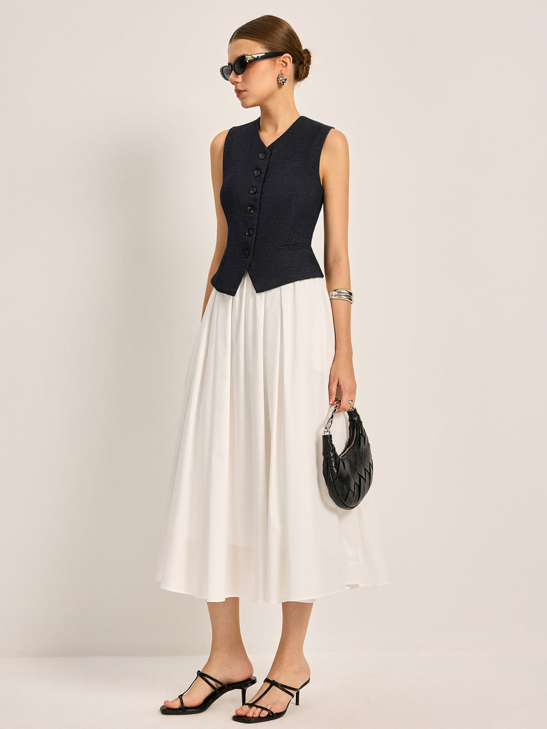 EB | Eleganter A-Linien Plissee Rock