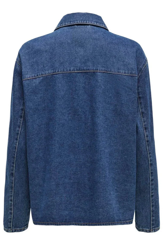 EB | Set mit Bindebandjacke und Weitjeans Denim Lässig und Trendy