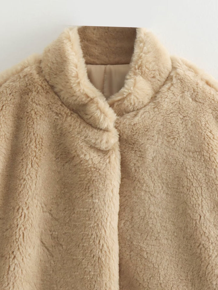 EB | Jacke mit Teddybär-Optik für Damen
