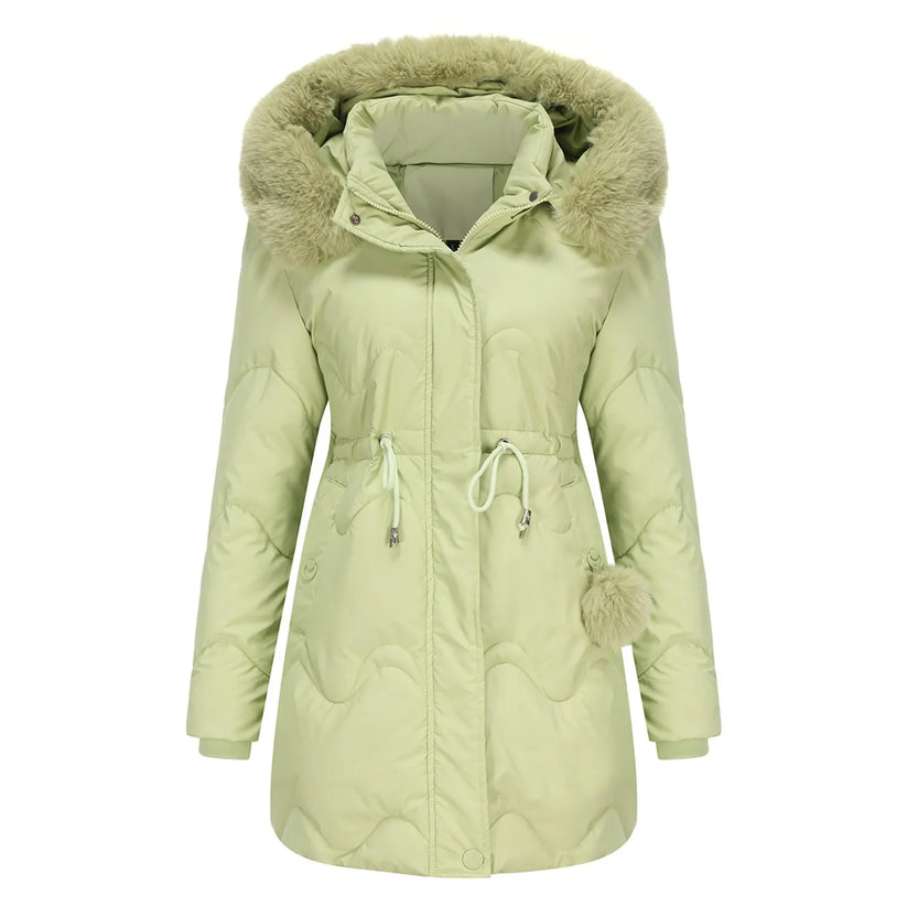 EB | Wintermantel mit Flauschigem Kragen Renata