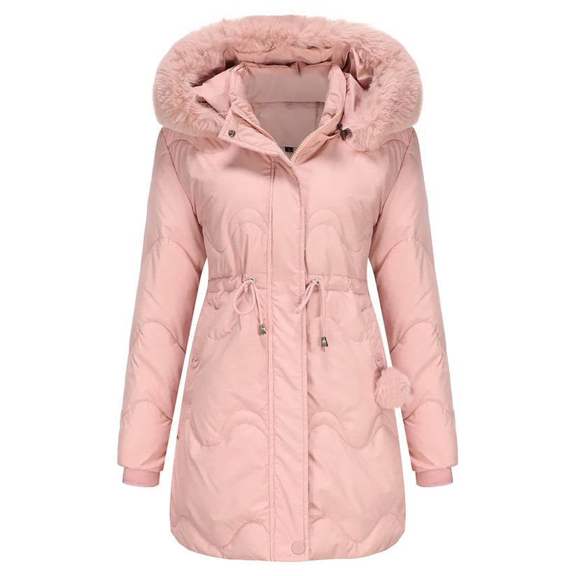 EB | Wintermantel mit Flauschigem Kragen Renata