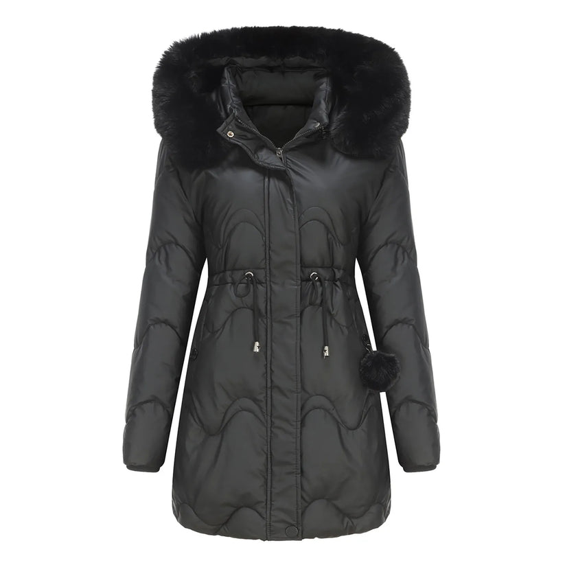 EB | Wintermantel mit Flauschigem Kragen Renata