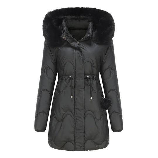 EB | Wintermantel mit Flauschigem Kragen Renata