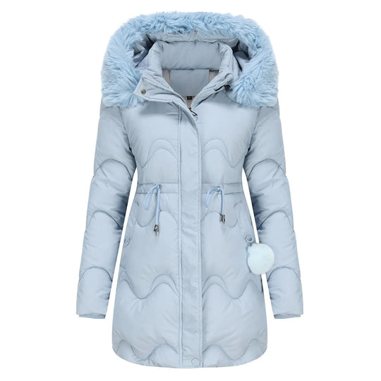 EB | Wintermantel mit Flauschigem Kragen Renata