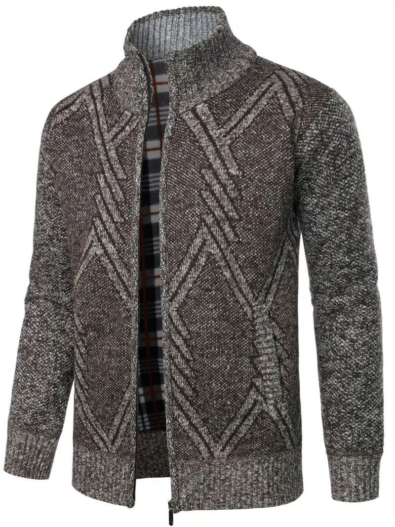 EB | Trendig Gestrickte Strickjacke für Männer
