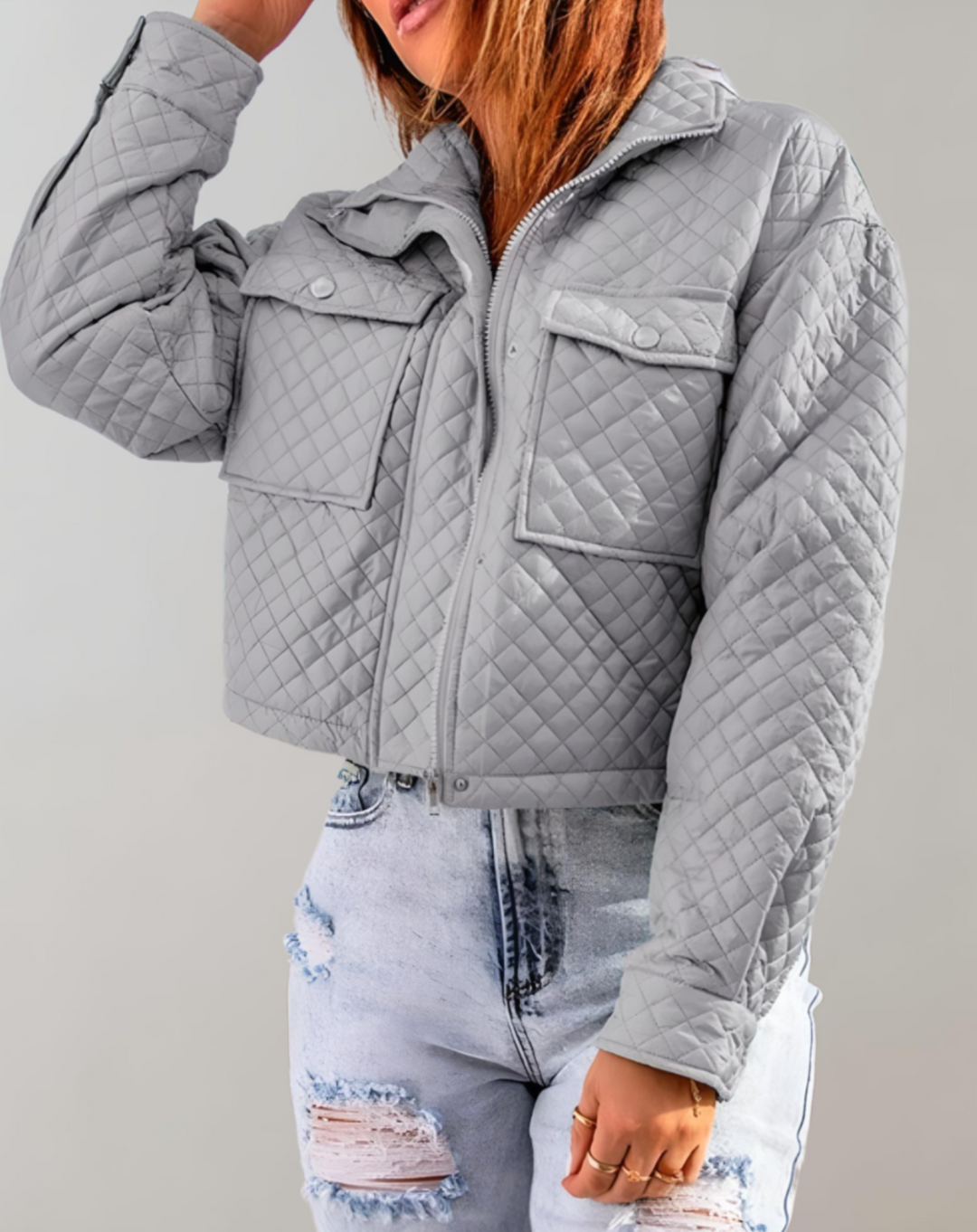 EB | Lässige Leichte Jacke mit Knöpfen